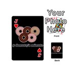 Five donuts in one minute  Playing Cards 54 (Mini)  Front - HeartJ