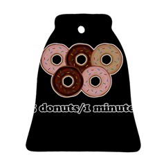 Five Donuts In One Minute  Ornament (bell) by Valentinaart
