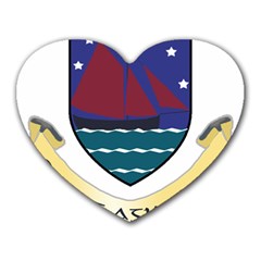 Coat Of Arms Of County Galway  Heart Mousepads by abbeyz71