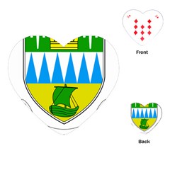 Coat Of Arms Of County Kerry Playing Cards (heart)  by abbeyz71