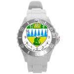 Coat of Arms of County Kerry Round Plastic Sport Watch (L) Front