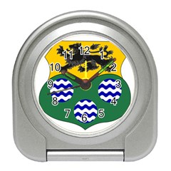 County Leitrim Coat of Arms Travel Alarm Clocks