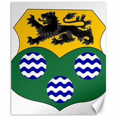 County Leitrim Coat of Arms Canvas 8  x 10 