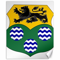 County Leitrim Coat of Arms Canvas 16  x 20  