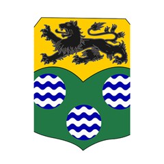 County Leitrim Coat of Arms Shower Curtain 48  x 72  (Small) 