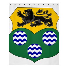 County Leitrim Coat of Arms Shower Curtain 60  x 72  (Medium) 