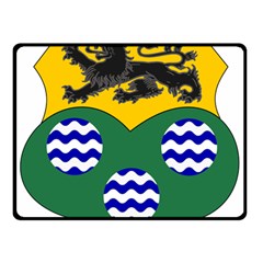 County Leitrim Coat of Arms Double Sided Fleece Blanket (Small) 