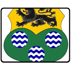 County Leitrim Coat of Arms Double Sided Fleece Blanket (Medium) 