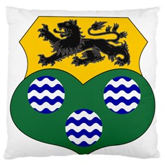 County Leitrim Coat of Arms Large Flano Cushion Case (Two Sides)