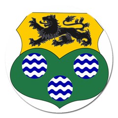 County Leitrim Coat Of Arms  Magnet 5  (round) by abbeyz71
