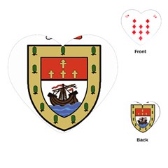 County Mayo Coat Of Arms Playing Cards (heart)  by abbeyz71