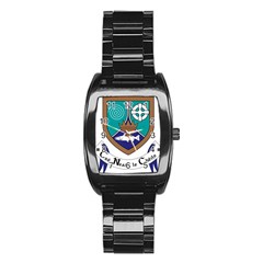 County Meath Coat Of Arms Stainless Steel Barrel Watch