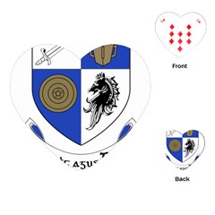 County Monaghan Coat of Arms  Playing Cards (Heart) 