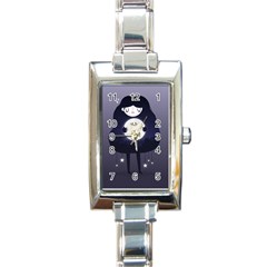 Moon Rectangle Italian Charm Watch by Mjdaluz