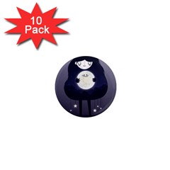 Moon 1  Mini Magnet (10 Pack) 