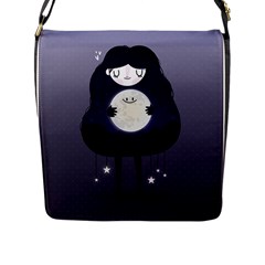 Moon Flap Messenger Bag (l)  by Mjdaluz