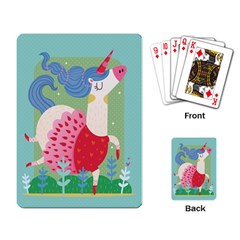 Unicorn Playing Card