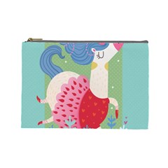 Unicorn Cosmetic Bag (large)  by Mjdaluz