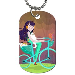 Bikeride Dog Tag (two Sides) by Mjdaluz