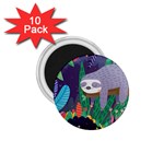 Sloth in nature 1.75  Magnets (10 pack)  Front