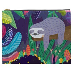 Sloth In Nature Cosmetic Bag (xxxl)  by Mjdaluz