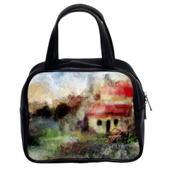 Old Spanish Village Classic Handbags (2 Sides) by digitaldivadesigns