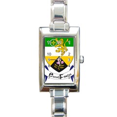 County Offaly Coat of Arms  Rectangle Italian Charm Watch