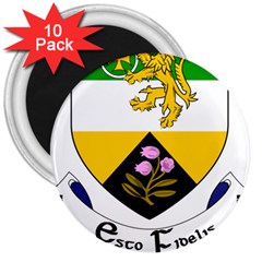 County Offaly Coat Of Arms  3  Magnets (10 Pack)  by abbeyz71