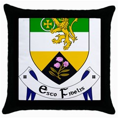 County Offaly Coat of Arms  Throw Pillow Case (Black)