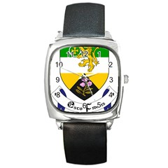 County Offaly Coat of Arms  Square Metal Watch