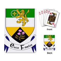 County Offaly Coat Of Arms  Playing Card by abbeyz71