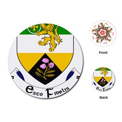 County Offaly Coat of Arms  Playing Cards (Round) 