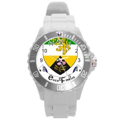 County Offaly Coat of Arms  Round Plastic Sport Watch (L)