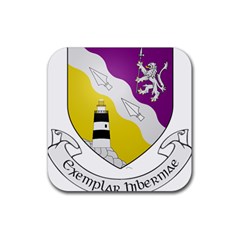 County Wexford Coat Of Arms  Rubber Coaster (square)  by abbeyz71