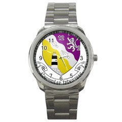 County Wexford Coat Of Arms  Sport Metal Watch