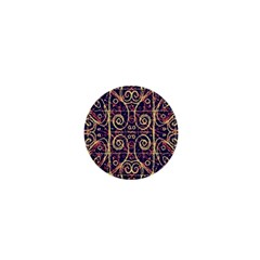 Tribal Ornate Pattern 1  Mini Magnets by dflcprints