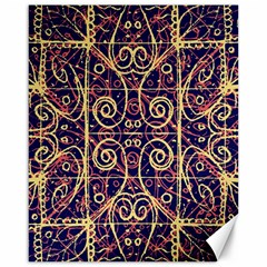 Tribal Ornate Pattern Canvas 16  X 20   by dflcprints