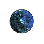 Shiny Blue Pebbles Hat Clip Ball Marker (10 pack)
