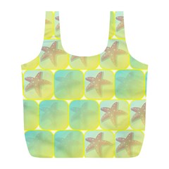 Starfish Full Print Recycle Bags (l)  by linceazul