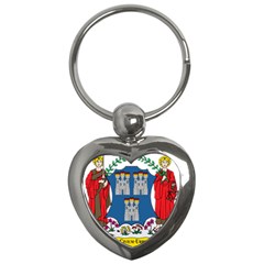 City Of Dublin Coat Of Arms  Key Chains (heart)  by abbeyz71