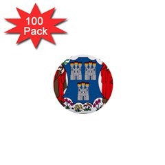 City Of Dublin Coat Of Arms 1  Mini Buttons (100 Pack)  by abbeyz71