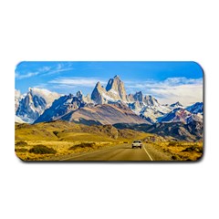 Snowy Andes Mountains, El Chalten, Argentina Medium Bar Mats by dflcprints