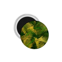 Green And Gold Abstract 1.75  Magnets