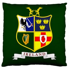 Flag Of Ireland National Field Hockey Team Large Flano Cushion Case (one Side) by abbeyz71