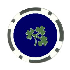 Flag Of Ireland Cricket Team Poker Chip Card Guard by abbeyz71