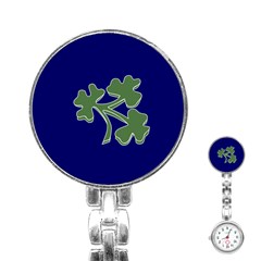 Flag Of Ireland Cricket Team Stainless Steel Nurses Watch by abbeyz71