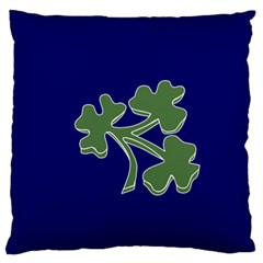 Flag Of Ireland Cricket Team Standard Flano Cushion Case (two Sides) by abbeyz71