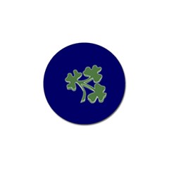 Flag Of Ireland Cricket Team  Golf Ball Marker by abbeyz71