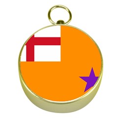 Flag Of The Orange Order Gold Compasses