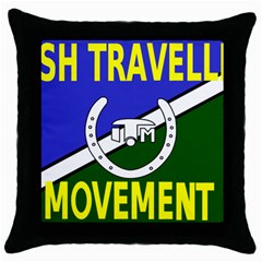 Flag Of The Irish Traveller Movement Throw Pillow Case (black) by abbeyz71